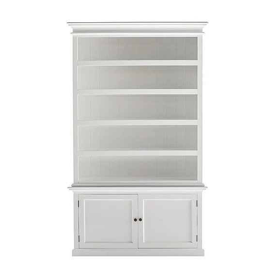 Nova Solo Halifax Hutch Cabinet in Classic White CA637