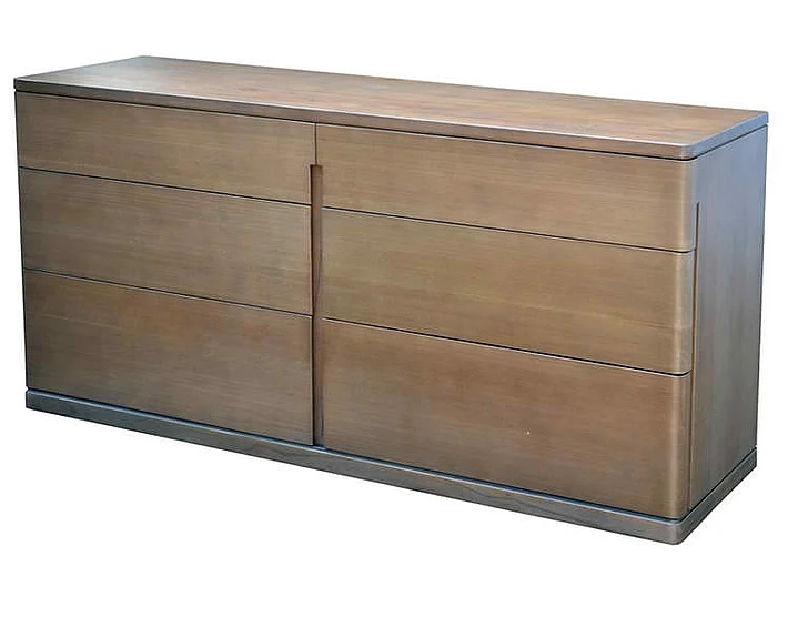 Indo Puri Alana 6-Drawer Dresser in Swiss Elm