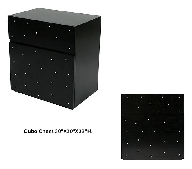 Indo Puri Cubo Chest in Ebony