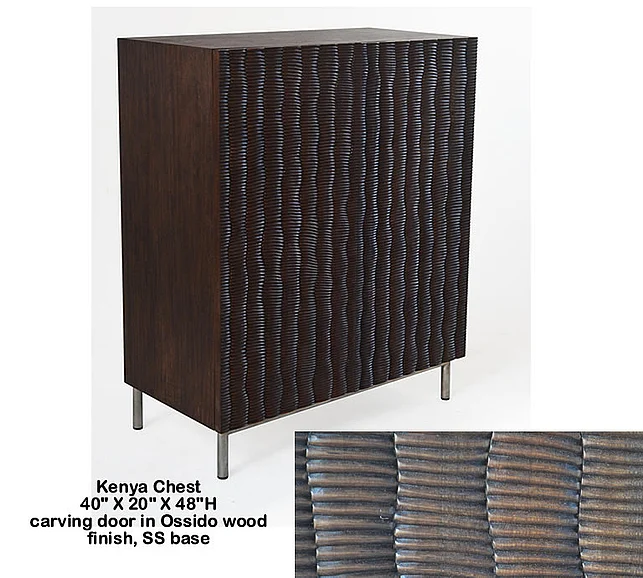Indo Puri Kenya Chest in Ossido