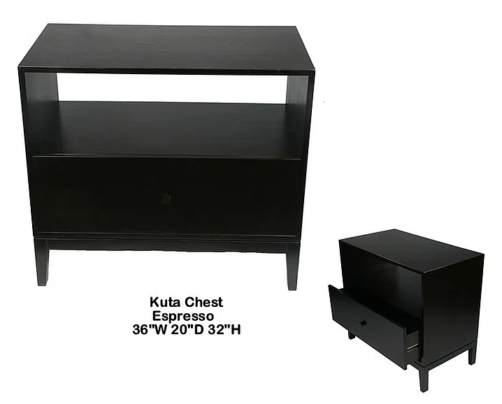 Indo Puri Kuta Chest in Espresso