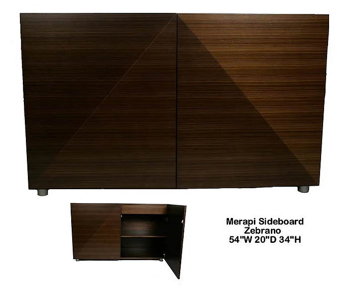 Indo Puri Merapi Sideboard in Zebrano