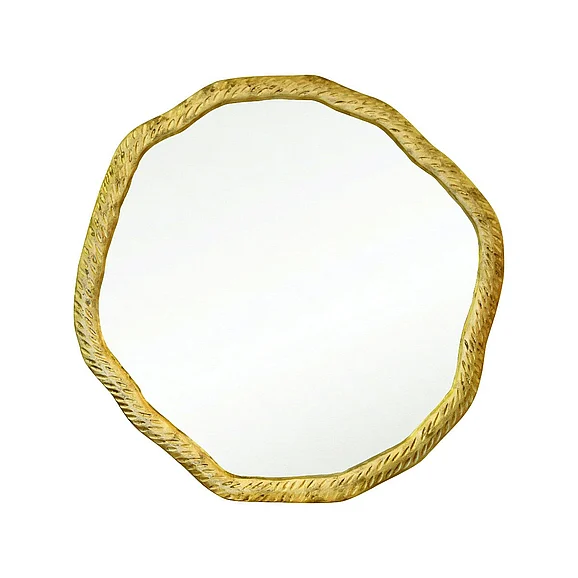 Worlds Away Cadence Round Metal Mirror CADENCE ABR