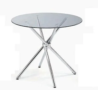 New Spec Café 305 Round Glass Dining Table WF03059