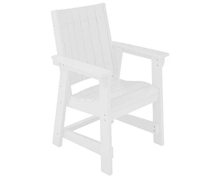 SoPoly Callaway Dining Chair in Destin White CAL001-DE-DE