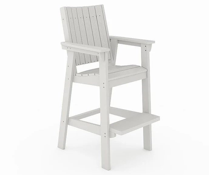 SoPoly Callway Bar Chair in Heron Gray CALB001-HE-HE