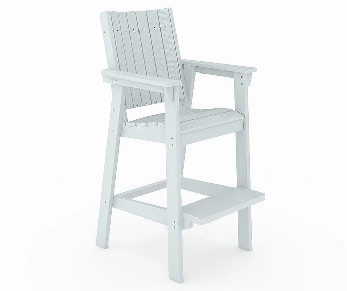 SoPoly Callway Bar Chair in Stone Mountain Gray CALB001-ST-ST