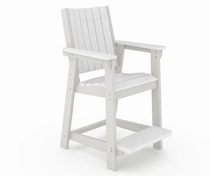 SoPoly Callaway Counter Chair in Heron Gray and Harbor Gray CALC001-HE-HA