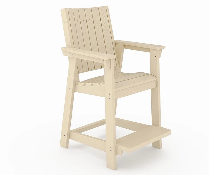 SoPoly Callaway Counter Chair in Tybee Sand CALC001-TY-TY