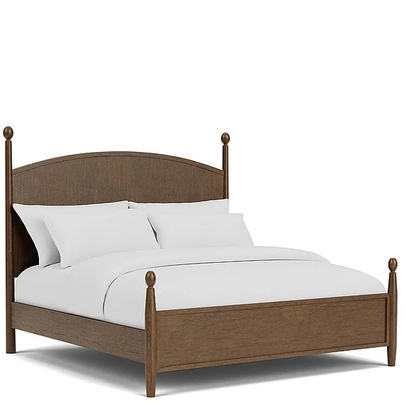 Riverside Furniture Calhoun King Panel Bed in Whiskey Oak
