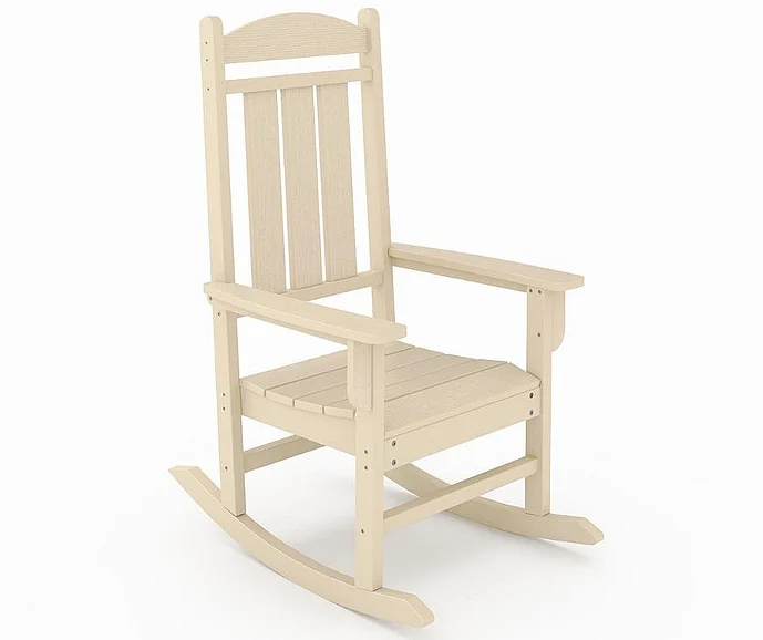 SoPoly Callway Porch Rocker in Tybee Sand CALPR1-TY-TY