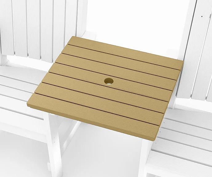 SoPoly Callaway Tete-A-Tete Square in Boardwalk Brown CALTETE2-BO