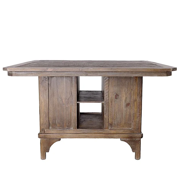 Split Nickel Camry Pub Table | CAOC21