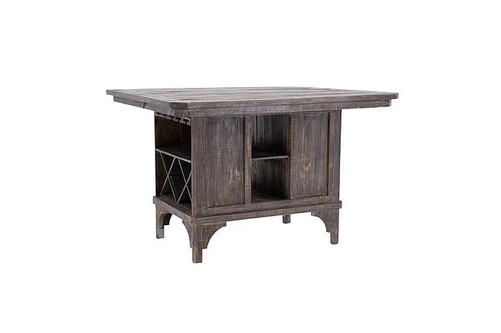 Split Nickel Camry Pub Table - Barnwood | C281