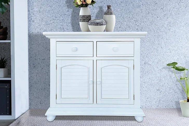 Cottage Creek Cape Cod Cabinet in White 1880-0150