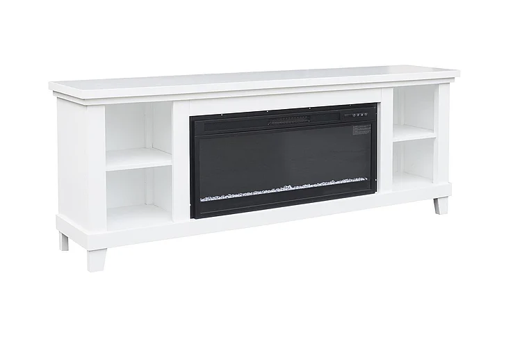 Cottage Creek Cape Cod Fireplace Cabinet in White 1851-0150