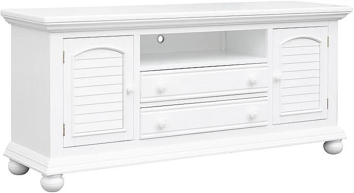 Cottage Creek Cape Cod Media Console in White 1850-0150