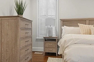 Sea Winds (Lineage) Cape May 2pc Woven Bedroom Set in Driftwood
