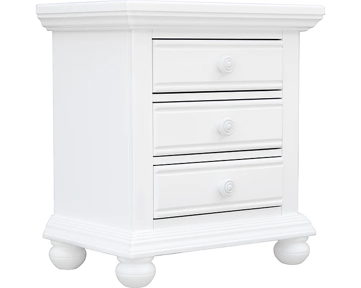Cottage Creek Cape Cod Drawer Nightstand in White 1836-0150