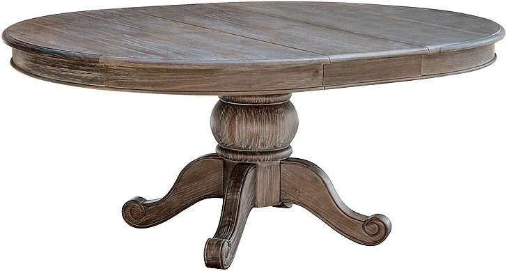 Cottage Creek Captiva Extension Dining Table in Driftwood