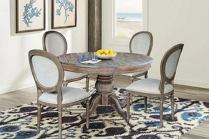 Cottage Creek Captiva 5pc Dining Room Set in Beige