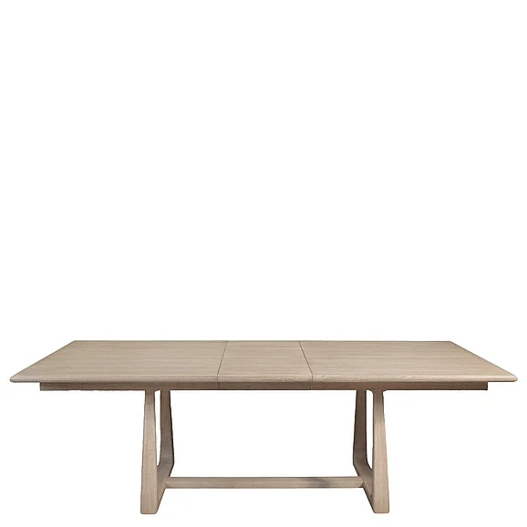 Riverside Carmella Rectangle Dining Table in Pebble Oak 25050