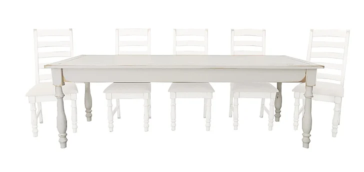Split Nickel Carrie Dining Table V-CARRIE-DT | COC21
