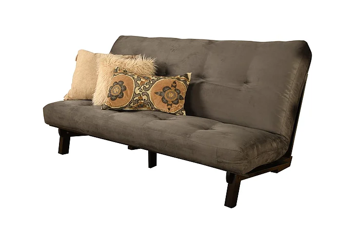 Kodiak Carson Full-size Frame in Java includes Suede Gray Mattress KFCRJVSGRYF1MD2