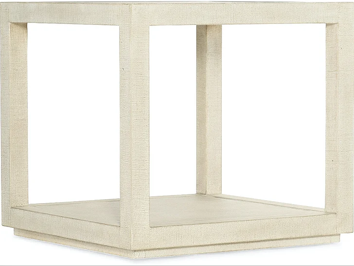 Hooker Furniture Cascade Rectangle End Table in Whites/Creams/Beiges 6120-80117-05