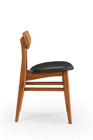 Greenington Cassia Dining Chair w/ Leather Seat - Set of 2, Amber GCA002AM