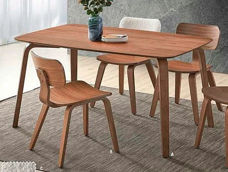 ACME Casson Rectangular Dining Table in Brown DN02309