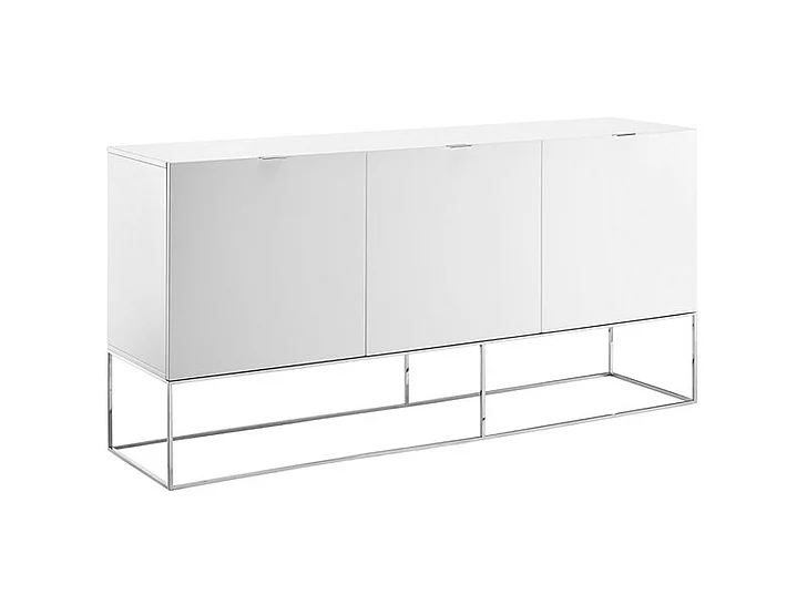 Casabianca Home Vizzione Buffet in High Gloss White Lacquer CB-1411-WH