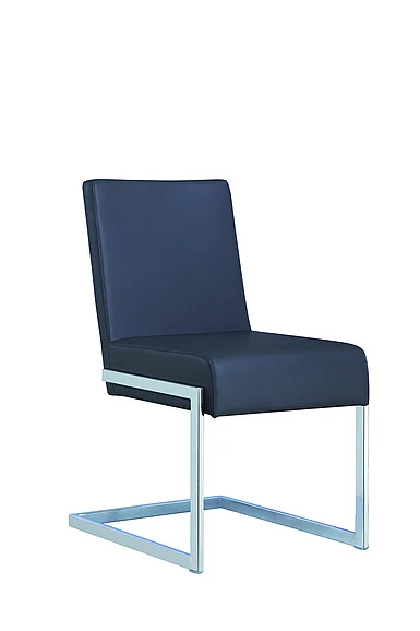 Casabianca Home Fontana Eco-leather Dining Chair (Set of 2) in Gray CB-F3131-G