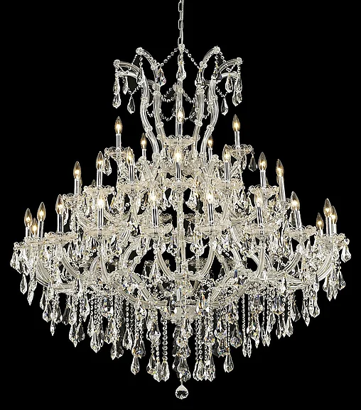 Elegant Maria Theresa 41 Light Chrome Chandelier Clear Royal Cut Crystal 2801G52C/RC