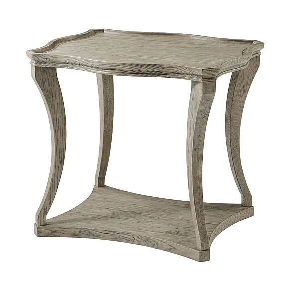 Theodore Alexander Echoes Ennis Serpentine Side Table CB50071.C267 CLOSEOUT