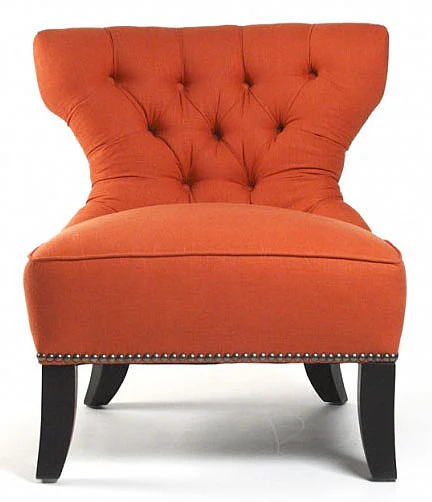 Zentique Paprika Side Chair in Orange CC2165