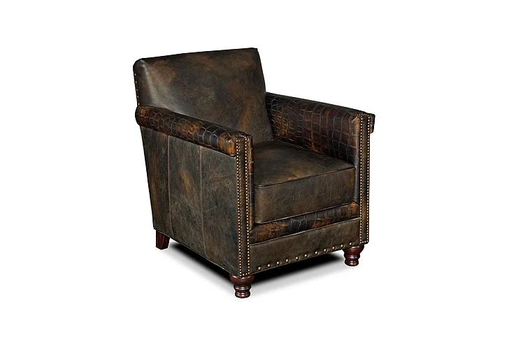 Hooker Furniture Potter Club Chair in Brown CC719-01-089