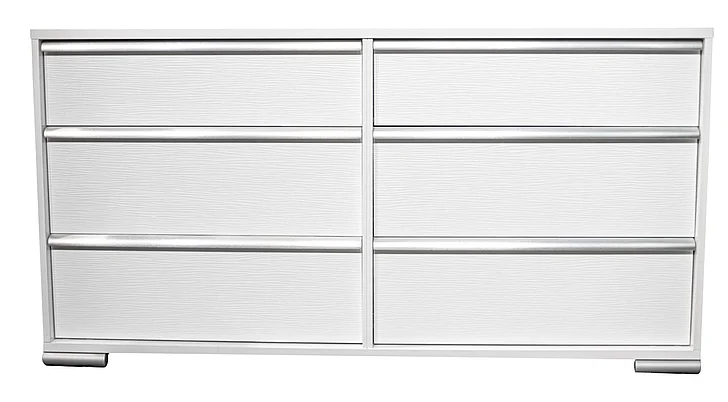 MODERNhome Bianca Dresser in High Gloss White w/Artic Fronts CD2TCDRS