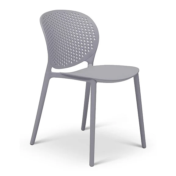 Urbia Metro Bailey Side Chair - Set of 4 - Light Grey Seat CDH-BLY-SC-LGY-4CT