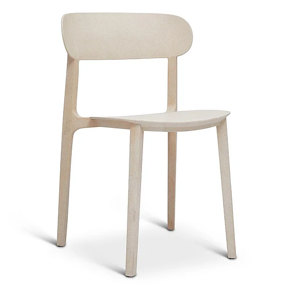 Urbia Metro Spencer - Eco-Friendly Outdoor Stacking Chair - Set of 4 - Beige CDH-SPN-SC-WP18-4CT