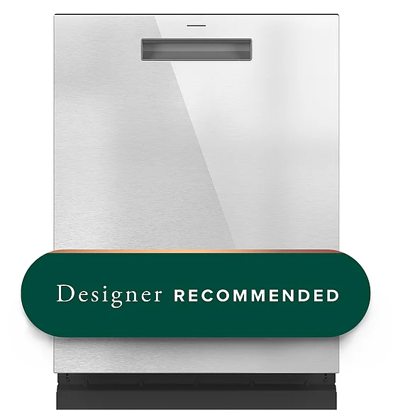Cafe - GE Café Customfit Stainless Interior Smart Dishwasher With Ultra Wash Top Rack And Led Lights, 39 Dba In Platinum Glass in Platinum Glass CDP888M5VS5