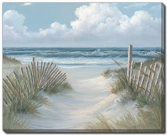 Streamline Art Pathway Through Dunes E714136