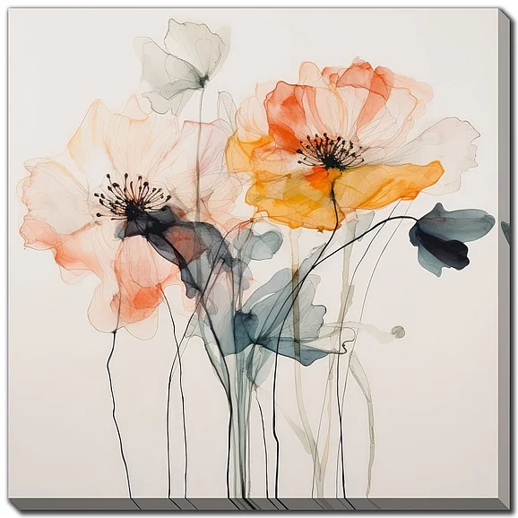 Streamline Art Colorful Petal Symphony II E816717