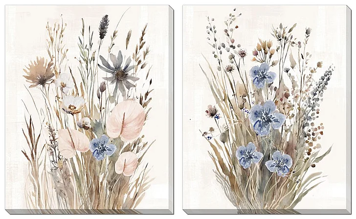 Streamline Art Wild Grasses Set of 2 E845670