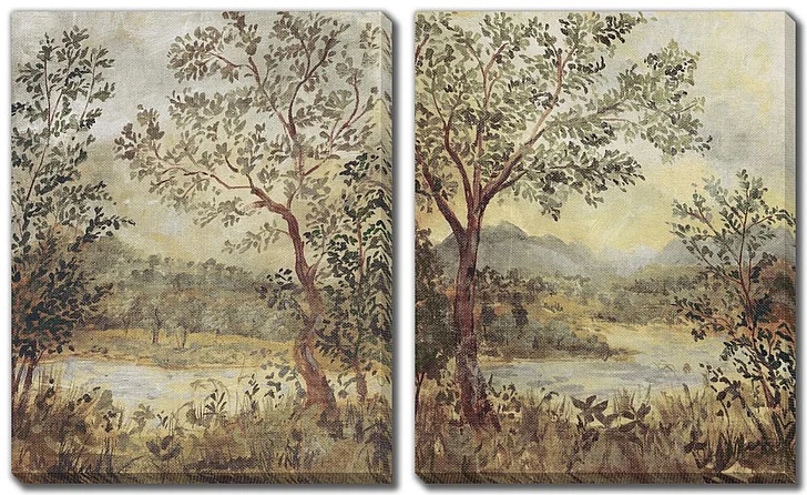 Streamline Art Smoketree Tapestry Set of 2 E864701