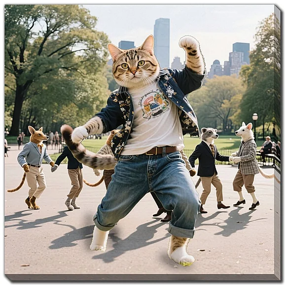 Streamline Art Dancing Central Park I E894005