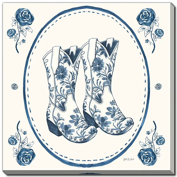Streamline Art Chinoiserie Cowgirl I E894081
