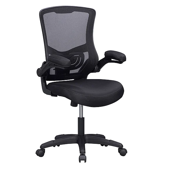 Parker Living Mesh Desk Chair in Black DC-375-BLK