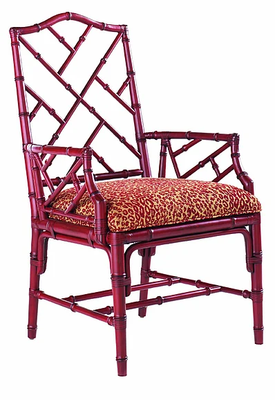 Tommy Bahama Island Estate Ceylon Arm Chair in Sangria