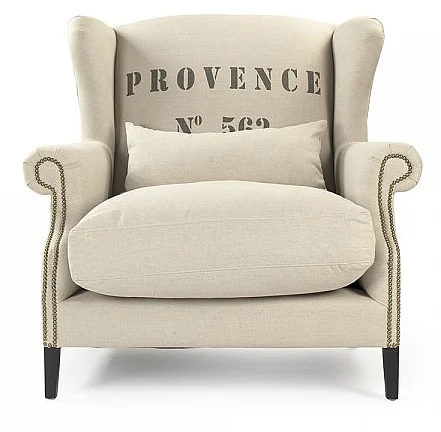 Zentique Napoleon Half Wingback Chair (Set of 2) CF076 L002 A003 #25